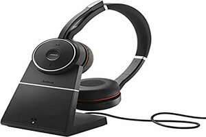 Jabra Evolve 75 SE MS Stereo スタンド付 業務用 ワイヤレス ヘッドセット