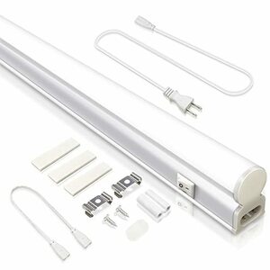 luckintech LED蛍光灯 スイッチ付器具一体型LED蛍光灯 直管 消費電力20W 40W形 長さ117cm 6000K昼光色 2500ルーメン 配線工事不要