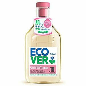 ECOVER(エコベール) エコベール おしゃれ着洗剤 本体 ウォーターリリーの香り 750ml 液体洗剤 ecover デリケートウォッシュ 肌に優しい