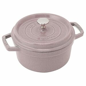 staub ストウブ 「 ピコ ココット ラウンド シフォンローズ 20cm 」 両手 鋳物 ホーロー 鍋