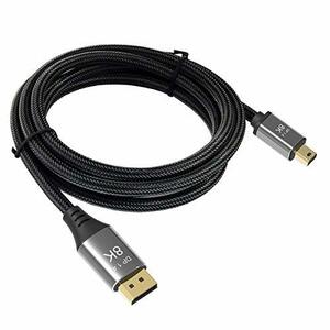 cablecc Cablecc DisplayPort 1.4 8K 60hzケーブルUltra-HD UHD 4K 144hz Mini DP to DP Cable 7680 * 4320 for Video PC Laptop TV