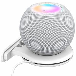 AhaStyle 壁掛け HomePod mini ホルダー 配線収納 HomePod mini アクセサリー スタンド 工事必要 (ホワイト)