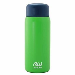 RW Reach Will 水筒 (200ml / グリーン) 軽量 ステンレスマグボトル お洒落 (保温/保冷)