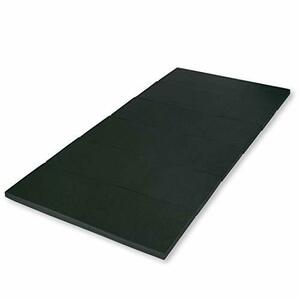 a-kem height hardness six . folding mattress single black BS-6SBK