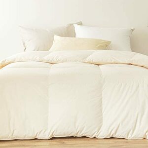 [ feather futon .. . smell . little ] [ futon atelier g-g] feathers .... futon white Duck down 85% creamy white plain 