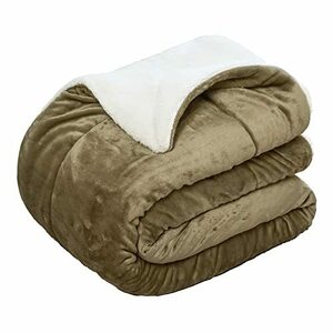 毛布 ブランケット シングル 冬 厚手 Dura-dry 冬用 ふわふわ 洗える マイクロファイバー フランネル 無地 柔らかく肌触り 暖かい