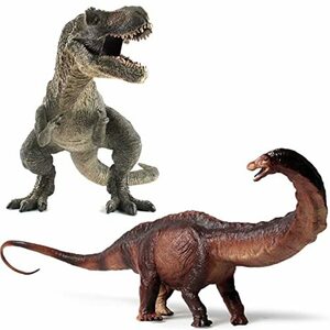 UTST 恐竜 おもちゃ アパトサウルス ティラノサウルス フィギュア きょうりゅう 6+