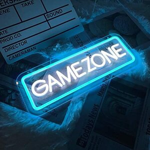 GAME ZONEネオンサイン ゲーマーネオンライト ゲームゾーンLEDネオンサイン ゲームルームの装飾 パブ 友達