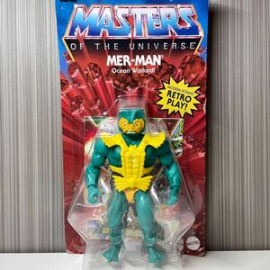 【未開封】マテル MOTU マスターズ・オブ・ザ・ユニバース オリジンズ MER-MAN / 検 MOTU ヒーマン DC マーベル 半魚人 ギルマン