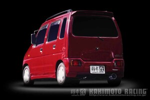 柿本改 マフラー Kakimoto.R ワゴンR E-CV51S 0.66_ターボ K6A 4WD(AWD) 97/4～98/10 3AT/5MT 個人宅不可 北海道・離島は要確認