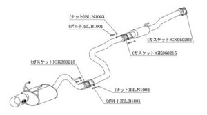 柿本改 マフラー Kakimoto.R シビック ハッチバック E-EK3 1.5_NA D15B 2WD(FF) 95/9～98/9 5MT/CVT 個人宅不可 北海道・離島は要確認