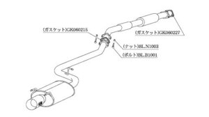 柿本改 マフラー Kakimoto.R TS328 トヨタ カローラレビン E-AE101 (SC) 4A-GZE (SC) GT-Z FF 1991年06月〜1995年05月 JAN：4512355110328