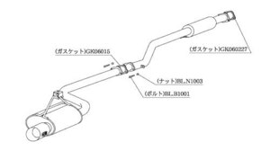 柿本改 マフラー Kakimoto.R スプリンタートレノ E-AE111 98/4_M/C前 4A-GE 2WD 95/5～98/4 6MT/4AT 個人宅不可 北海道・離島は要確認