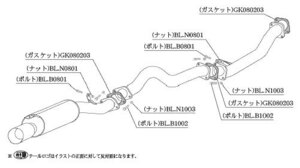 柿本改 マフラー Kakimoto.R スカイライン E-DR30 FJ20ET 2WD 83/2～85/8 5MT 個人宅不可 北海道・離島は要確認