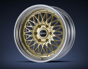 CRS ESSEX ホイール ENCM-17 2ピース 17×9J +6～+50 1本 ゴールド(GL)/アルマイト ハイエース 200系 2004年8月～