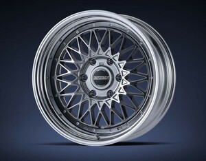 CRS ESSEX ホイール ENCM-18 2ピース 18×8.5J -7～+50 1本 ハイパーグロス(HG)/アルマイト ハイエース 200系 2004年8月～