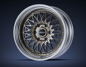 CRS ESSEX ホイール ENCM-17 2ピース 17×6.5J +38～+48 1本 ブロンズ(BZ)/アルマイト ハイエース 200系 2004年8月～