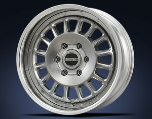 CRS ESSEX ホイール ENCD-18 2ピース 18×9J +25～+50 1本 ハイパーグロス(HG)/アルマイト ハイエース 200系 2004年8月～