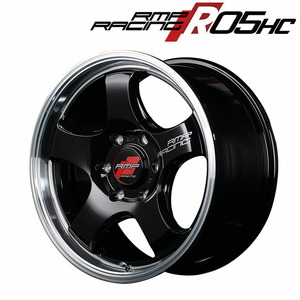 MID RMP RACING R05HC (ブラック/リムポリッシュ) アルミホイール 4本セット 16×6.5J 6H PCD139.7 +38