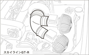 TRUST トラスト GReddy サクションチューブ スカイラインGT-R BNR32 1989年08月～1995年01月 個人宅配送不可 沖縄・離島は要確認