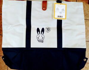 長野都市ガスキャラクター・ほのお君、布製トートバック。サイズ約、49×42cm。未使用品