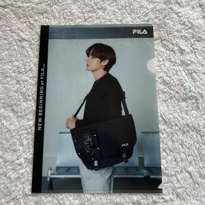 非売品 BTS×FILA フィラ BTS クリアファイル テテ V テヒョン 防弾少年団 バンタン ノベルティクリアファイル