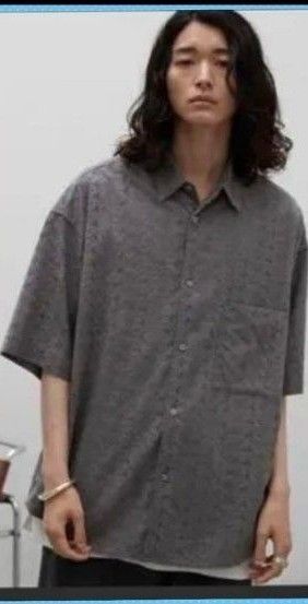 【WYM LIDNM】EMBROIDERY SHEER SHIRT