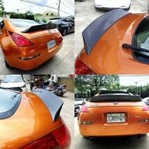 即発送 カーボン リアトランクウィングスポイラー 2003-2008 日産 350Z フェアレディZ Z33 クーペ V TYPE_画像5