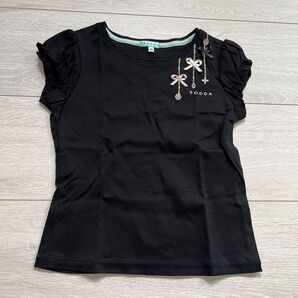 トッカ　リボン　Tシャツ　黒