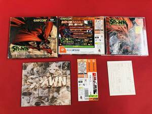  Spawn in The Demon z hand SPAWN In The Demon*s Hand profit goods! outer box obi post card attaching 