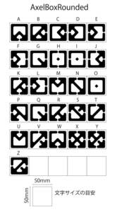 一文字￥100 自由に並べて制作可能 自作カッティングステッカー ゆうたONE 制作フォント AxelBoxRounded 画像参照 ネコポス対応可[S-355]