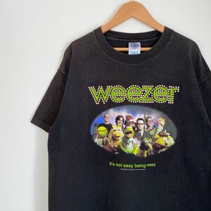 00s オリジナルWeezer tee バンドTシャツ カーミット バンT セサミストリート ウィーザー