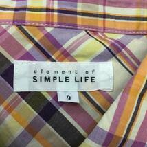 M42◇element of SIMPLE LIFE | エレメントオブシンプルライフ　シャツ　美品　サイズ９_画像5