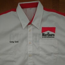 非売品 1990年代初頭 当時物 マールボロ マクラーレン ホンダ F1チーム 支給品 半袖 ピットシャツ サイズ44 HUGO BOSS アイルトン セナ _画像3