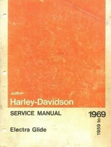 1959 Harley FL FLH Pan ハーレー パンヘッド Web サービス マニュアル 英語