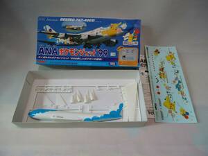 トミー 1/300 全日空 ANA ボーイング 747-400D ポケモンジェット プラモデル 未完成品