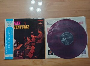 ★ベンチャーズ THE Ventures★キャラバン CARAVAN★帯付（裏面なし不良）★LPレコード★赤盤★中古品 