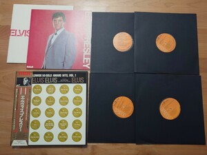 ★エルビス・プレスリー Elvis Presley★豪華決定版★4LPレコード★中古品 ★帯付（帯裏面折れ跡あり）