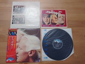 ★トゥゲザー TOGETHER★ウインター・ファミリー・ライブ★帯付★LPレコード★中古品★JOHNNY＆EDGAR WINTER★アイロンプリント付 