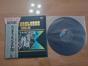 ★ベンチャーズ・ベスト20 THE VENTURES BEST 20★帯付★LPレコード★中古品 