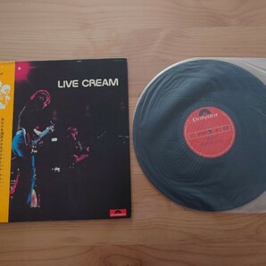 ★クリーム Cream★ライヴ・クリーム Live Cream★帯付（帯裏書き込みあり）★LPレコード★中古品★ジャケット、帯経年汚れ