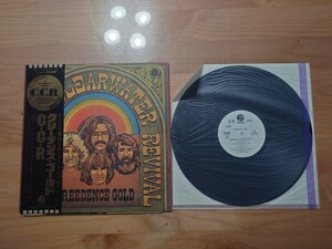 ★クリーデンス・クリアウォーター・リヴァイヴァル CCR★ CREEDENCE GOLD★帯付★LPレコード★見本盤★中古品★PROMO★SAMPLE★OBI