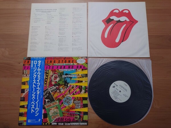 ★ローリング・ストーンズ The Rolling Stones★ Time Waits For No One★見本盤★帯付★LPレコード★中古品 ★PROMO★SAMPLE★OBI