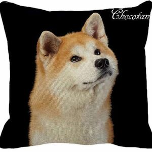 [ free shipping ]. dog photograph D pillowcase Akita dog [ new goods ]