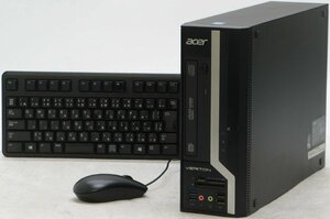 Acer Veriton X4630G ■ i3-4160/DVDマルチ/DisplayPort/省スペース/Windows10 デスクトップ