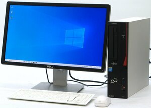 富士通 ESPRIMO D583/J FMVD10004 ■ 22インチ 液晶セット ■ Celeron-G1840/DVDROM/省スペース/Windows10 デスクトップ