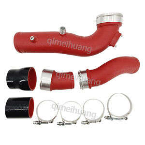  special price * BMW F12 F13 BMW 640i 640xi N55 3.0L turbo aluminium Charge pipe 2011~ red CHARGE PIPE boost pipe 