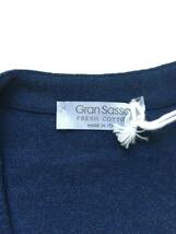 新品 グラン サッソ 44 S Gran Sasso グランサッソ ニット ジレ GILET ライトネイビー FRESH COTTON コットン 綿 イタリア 正規品 送料無料_画像6