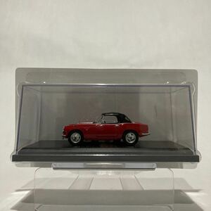 アシェット 国産名車コレクション 1/43 vol.92 Honda S800 Red 1966年 ホンダ レッド 昭和レトロ 旧車 ミニカー モデルカー