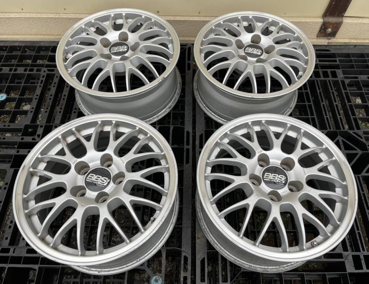 大人気 BBS +50/PCD114.3/5H トヨタ純正 16×6J ホイール